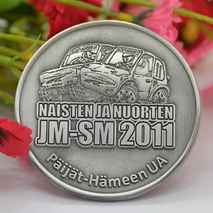 Stempelen Antieke Munten Kopers 50P Zilveren Pak Fengshui Goud Token Custom Coin Collection Sterven