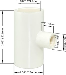 Sistema <span class=keywords><strong>de</strong></span> Bebederos Automáticos para Aves <span class=keywords><strong>de</strong></span> Corral y Codornices, <span class=keywords><strong>Bebedero</strong></span> <span class=keywords><strong>de</strong></span> Plástico <span class=keywords><strong>de</strong></span> Tres Vías con Conector <span class=keywords><strong>de</strong></span> Vaso y Boquilla - Product Image 2