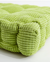 Grands coussins de siège de sol et oreiller ronds et carrés coussins d'extérieur touffetés en velours tapis décoratif pour animaux de compagnie de méditation pour canapé-lit G