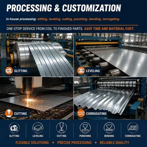 Chapa de Acero Galvanizado por Inmersión en Caliente DX52D DX51D Z80 G/sqm 0.60mm JIS G3302 para Fabricación de Puertas - Product Image 5