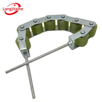 Chaîne de serrage pour sangle de main courante, Groupe de 8 roues, Dispositif de tensionnement pour monte-escalier, Roue de tensionnement pour sangle de main courante, Roue de serrage