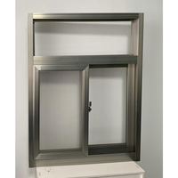 Fenêtre coulissante en aluminium de style villa, profilé fin, luminosité maximale, taille personnalisée pour résidences de luxe