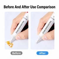 Stylo Détachant pour Tissus 10ML, Nettoyant d'Urgence Portable Format Voyage pour Vêtements, Taches d'Huile, Café, Jus, Rouge à Lèvres