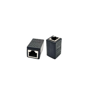 Coupleur <span class=keywords><strong>femelle</strong></span> bas de l'équipement industriel <span class=keywords><strong>RJ45</strong></span> terminal noir carré d'Ethernet <span class=keywords><strong>RJ45</strong></span> - Product Image 1