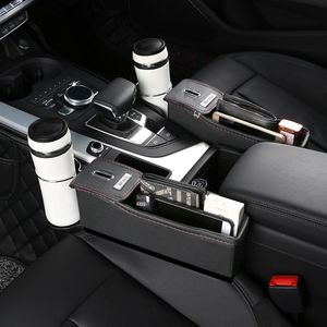 Organizador de asiento de coche, caja de almacenamiento de hendidura, soporte de relleno para billetera, ranura para teléfono, bolsillo, accesorios para coche - Product Image 2
