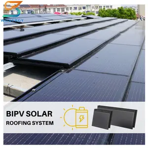 Новая энергия, солнечная крыша, зеленый стиль жизни, солнечный вентилятор для крыши, люминесцентная 92% солнечная панель, черепица