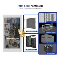 Pantalla LED para Exteriores P8 Impermeable de 5000nits de Alto Brillo, Video Wall LED para Publicidad en Vallas Publicitarias