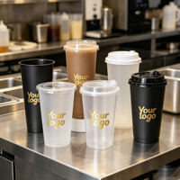 Gobelet isotherme givré de 700 ml (16 oz) pour sublimation, avec couvercle coloré et pailles, pour café et thé, expédié depuis notre entrepôt aux États-Unis