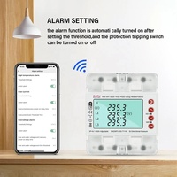 3 Phase 380V 100A Tuya WiFi Smart Bi-directionnel Énergie Puissance kWh Compteur Sur Sous Tension Protecteur Relais Commutateur Limite De Courant
