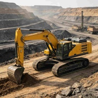 Excavator Crawler Besar Buatan Pabrik SH800 76Ton 760HP, Mesin Hidrolik Tugas Berat untuk Proyek Pemindahan Tanah Skala Besar
