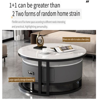 Table basse en fer moderne minimaliste, durable et haut de gamme, ensemble de salon de luxe pour petit appartement
