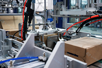 Machine d'emballage automatique complète pour cartons, emballage enroulable pour canettes, boîtes et bouteilles de boissons