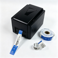 Printer Pita Termal 203-600 DPI untuk Gelang Tangan, Printer Stiker Transfer, Printer Stiker, Transfer 152 Mm/s