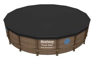 <span class=keywords><strong>Bestway</strong></span>-Piscina <span class=keywords><strong>redonda</strong></span> de ratán 56725, bomba de filtro estándar europeo, grande, para exteriores - Product Image 3