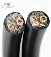 Câble d'alimentation flexible en cuivre et caoutchouc H07RN-F de qualité industrielle, robuste, 450/750V, pour équipement électrique mobile industriel