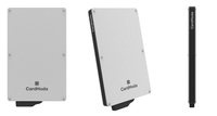 Porte-cartes en aluminium anti-RFID, étui multifonctionnel pour cartes de crédit, étui professionnel tendance, 6 pouces, sans fermeture, 9 mm d'épaisseur