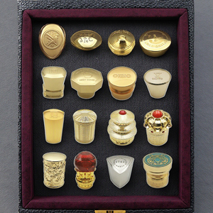 Sang Trọng Zamac Nước Hoa Cap Xoắn Ốc Thiết Kế Mạ Bạc Biểu Tượng Tùy Chỉnh Cao End Hương Thơm Nắp - Product Image 3