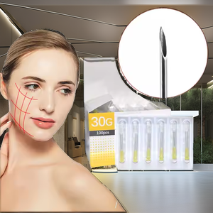 Jeringas Ultrafinas <span class=keywords><strong>de</strong></span> Acero Inoxidable <span class=keywords><strong>para</strong></span> Belleza, <span class=keywords><strong>para</strong></span> Rostro y Párpados, 30G 31G 32G 34G <span class=keywords><strong>4mm</strong></span> 13MM, Tecnología Alemana, <span class=keywords><strong>Mesoterapia</strong></span> Facial - Product Image 2