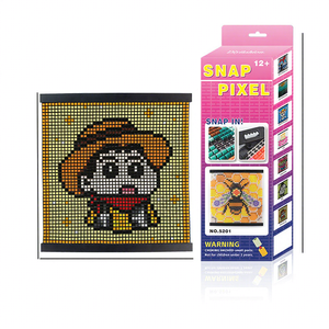 Ensemble de perles de puzzle en plastique, panda géant, puzzle créatif DIY, jouet pour enfants de 7 à 14 ans avec des perles de 5 mm - Product Image 2