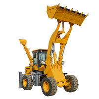 Kostenloser Versand Robuster Gebrauchter Lader 4-Rad-Baggerlader zum Verkauf Lader