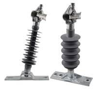 Isolateur horizontal en polymère pour ligne haute tension 33KV, conforme aux normes IEC 61109 / ANSI C29.11