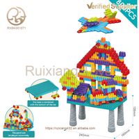 Set de table multifonctionnel pour enfants Jouet 800PCS Set de table et de chaise pour enfants Table de dessin pour enfants