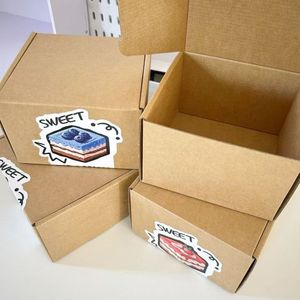 Boîte d'avion carrée de 10 cm de hauteur, emballage renforcé pour la logistique de cadeaux et la livraison express, boîte cadeau, boîte d'emballage - Product Image 1