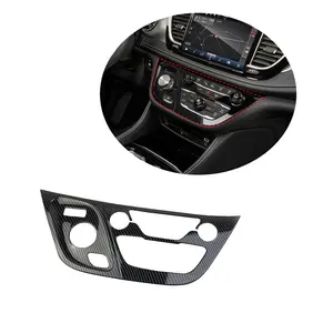 For 2017- 2022 Chrysler pacifica town and country carbon fiber inner central control A/C panel cover trim