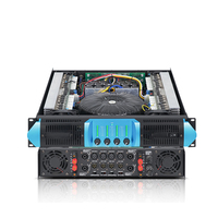 Amplificador de Potencia de Cuatro Canales Clase H de Alta Eficiencia Serie MG, Salida Estéreo de 100W, Neodimio, Cuerpo Metálico 2U, DC 12-24V, XLR