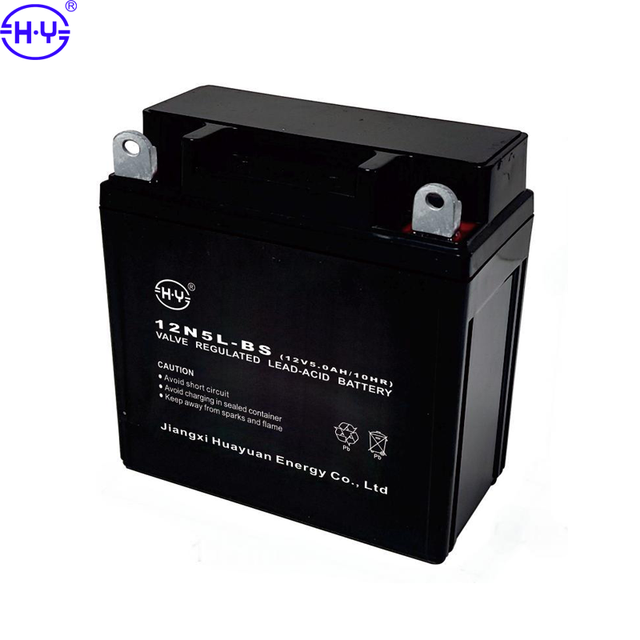 12N5L-BS Vrla Lead Acid Maintenance Free 12v5ah Charging Sealed MF Motorcycle Battery