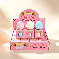 Jouets Tactiles Tendances en Gros : Squishies Kawaii Crème Fouettée à Remontée Lente, Jouets Apaisants Anti-Stress à Presser pour Enfants