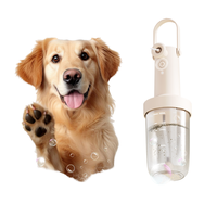 Pulvérisateur de shampooing moussant électrique de luxe pour chien et chat Distributeur de savon en plastique et brosse de bain pour un nettoyage efficace de la salle de bain