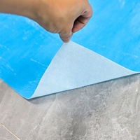 Tapis de sol auto-adhésifs en feutre polaire bleu gris blanc de 50 à 100 m, anti-poussière, imperméables, pour le déménagement de meubles, les expositions, les sols