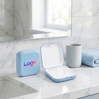 Étui d'alignement orthodontique magnétique en plastique, portable, écologique, avec logo personnalisé