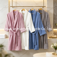 Peignoir unisexe confortable, thermique, respirant, en coton épais 100% éponge, pour spa/hôtel ou maison