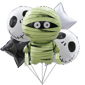 Nouveau <span class=keywords><strong>Halloween</strong></span> En Aluminium <span class=keywords><strong>Film</strong></span> Ballon Cinq Pièces Ensemble Chauve-Souris Citrouille Momie Fantôme Festival Fête <span class=keywords><strong>D</strong></span>écoration Ballon En Gros - Product Image 4
