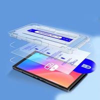 Protector de Pantalla de Vidrio Templado HD 2025 con Dureza 9H, Antirrayas, Sin Burbujas, Kit de Alineación, Antipolvo para Nintendo Switch 2