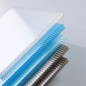 Paneles <span class=keywords><strong>de</strong></span> <span class=keywords><strong>Policarbonato</strong></span> para Exteriores <span class=keywords><strong>de</strong></span> Hoteles Modernos, Pérgola, Invernadero, Protección Solar, Lámina Hueca Multicapa Tipo Panal - Product Image 4