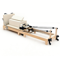 Machine de Pilates pliable en bois de chêne, équipement d'entraînement de base pour Pilates, pour la maison, la salle de sport, le studio, la remise en forme, fabricant, fournisseur