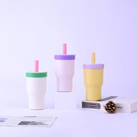 Gobelet isotherme en acier inoxydable de 620 ml avec insert en verre, écologique, 2-en-1, pour voyage et bureau, coffret cadeau de luxe inclus, personnalisable