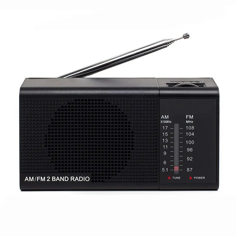 Grosir FM/MW 2 Band Radio Mini Portabel Terbaik Radio AM FM Di Rumah Luar Ruangan