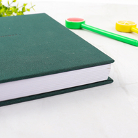 Carnet ligné à couverture en lin personnalisable, reliure rigide, fabrication sur mesure