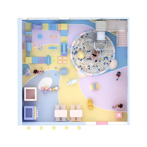 <b>Candy</b> Theme Indoor Playground With Ball Pool And Slide For Kids Play Area - Product Image 5