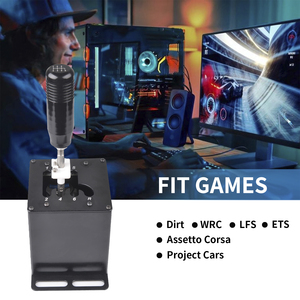 ตัวเปลี่ยนเกียร์คอมพิวเตอร์แบบ USB H สำหรับ Logitech G27 G920 G25 G29สำหรับ <span class=keywords><strong>thrustmaster</strong></span> <span class=keywords><strong>T300RS</strong></span> /gt ลูกบิดเลื่อน ETS2แข่งเกมตรง - Product Image 3