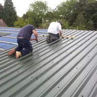 Serviette de toit ondulé en zinc caloume, couverture de haute qualité
