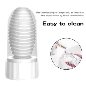 Godet de masturbation spirale étanche pour hommes, jouet sexuel masculin à stimulation multiple, godet de masturbation pour homme, jouets pour adultes - Product Image 3