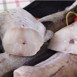 قطع سمك البولوك المجمدة الطبيعية الممتازة من ألاسكا، بدون جلد وخالية من المواد الكيميائية، 3 قطع بوزن 16.5 رطل للتصدير - Product Image 4