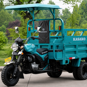 KASAKO Venta al por mayor de fábrica Nuevo motocarro de cinco ruedas de bajo costo con carrocería abierta a gasolina - Product Image 1