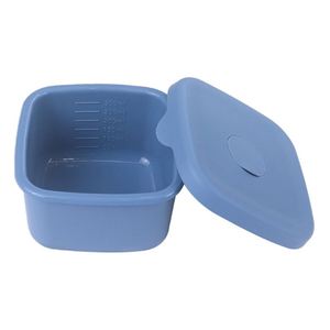 Contenants de stockage alimentaire en silicone écologiques sans BPA, conçus sur mesure, 300 ml, empilables, compatibles lave-vaisselle et congélateur, avec couvercles - Product Image 4