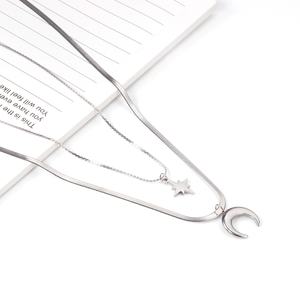 สร้อยคอจี้ห้อยโซ่สแตนเลสชุบทองขายส่งแฟชั่น - Product Image 3